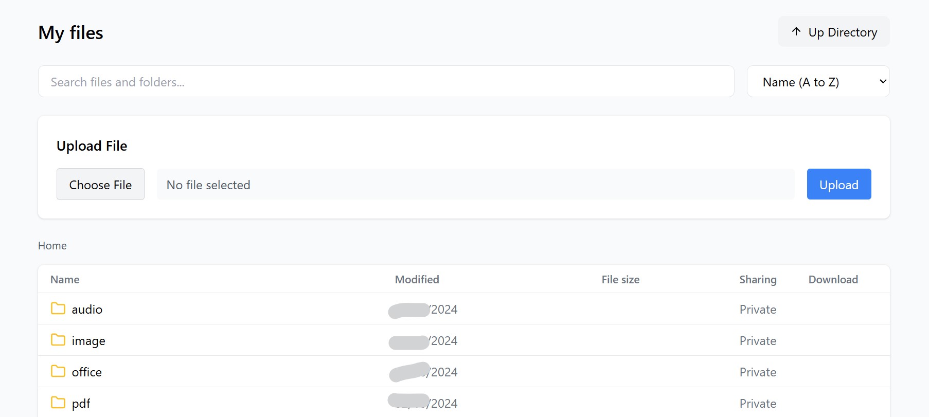 LinkOtter Web Interface
